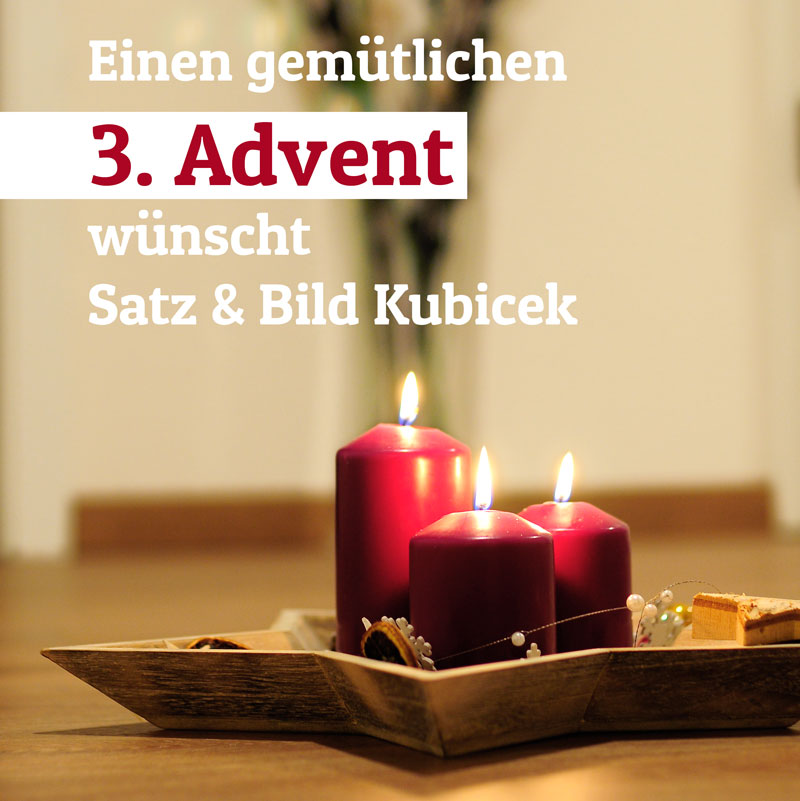 Satz & Bild Kubicek GmbH Adventskalender 2014